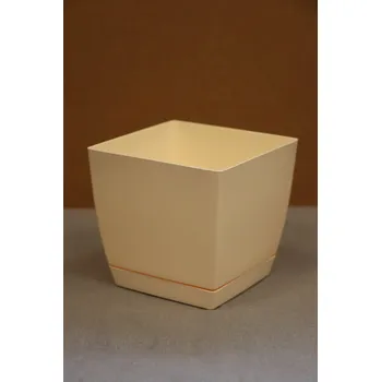 Květináč Květináč COUBI SQUARE P 12 - béžová