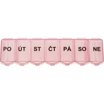 Dávkovač léků Dávkovač léků 7 dní růžový