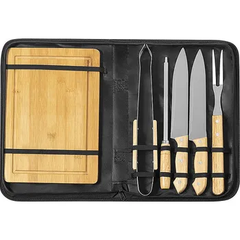 Grilovací nářadí Craxton - Sada na grilování, dřevo