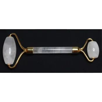 Masážní kámen N1 Masážní váleček křišťál mléčný