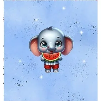 Panel - Úplet- Slůně s melounem