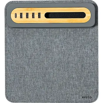 Podložka pod myš Craig - Multifunkční podložka pod myš, šedá