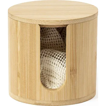 Dávkovač mýdla Kiam - Dávkovač kosmetických tamponů, dřevo