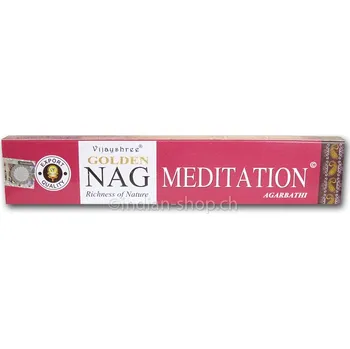 Čajovna Vonné tyčinky Vijayshree Golden Nag Meditation