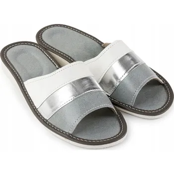 Dámské pantofle Dámské Sandále žabky a Sandále šedé, vel. 38