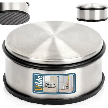 Obraz Volně stojící dveřní zarážka Vilde 11,5 cm, stříbrná