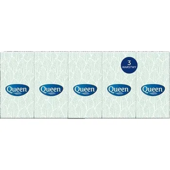 Hygienické kapesníčky bez vůně Queen 3vrstvé 10 ks