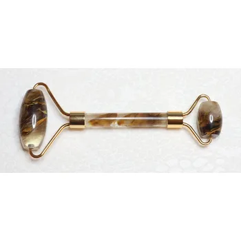 Masážní kámen N34 Masážní váleček Tigerskin skleněný