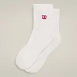 Ponožky WILSON U QUARTER TOP SOCK 3-PACK Bright White WU00083511WT velikost L (42-46)