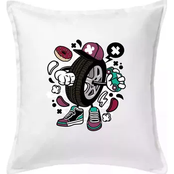 Polštář Gumák - Polštář 50x50 - 50x50 - Pouze potah ( Bílá )