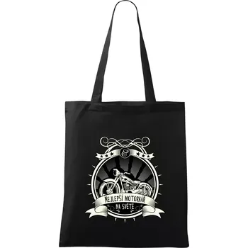 Nejlepší motorkář na světě - Taška bavlněná - 42 x 38 cm ( Černá )