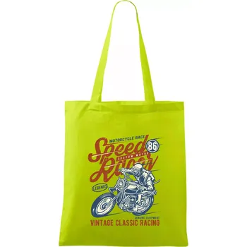 Speed Racer 2 - Taška bavlněná - 42 x 38 cm ( Limetková )