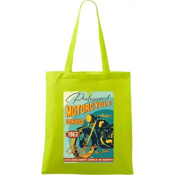 Professional service moto - Taška bavlněná - 42 x 38 cm ( Limetková )