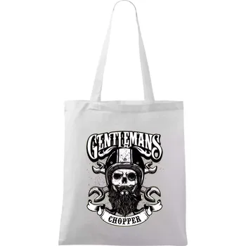 Gentlemans Chopper - Taška bavlněná - 42 x 38 cm ( Bílá )