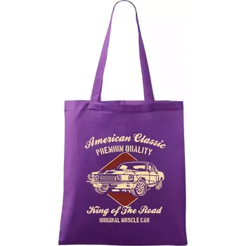 American Classic - Taška bavlněná - 42 x 38 cm ( Fialová )