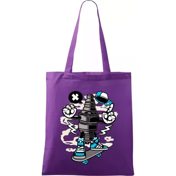 Svíčkař - Taška bavlněná - 42 x 38 cm ( Fialová )