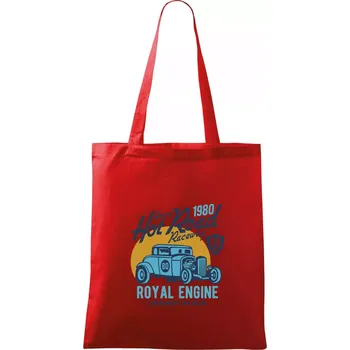 Nákupní taška Heavy Hot Road - Taška bavlněná - 42 x 38 cm ( Červená )
