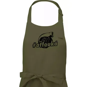 Kuchyňská zástěra Ať fouká - Dámská zástěra na vaření - Univerzální velikost ( Khaki )