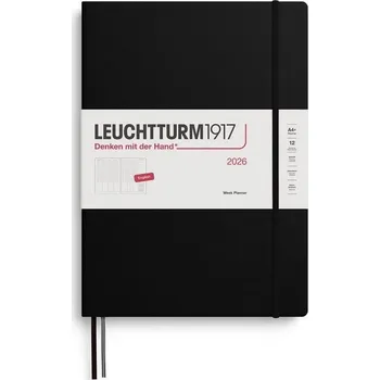 Diář Week Planner 2026 Master (A4+) Black