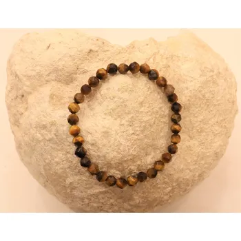 Náramek Náramek - Tygří oko fazetované 5,5 mm