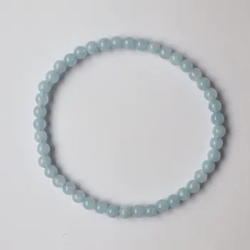 Náramek Náramek - Akvamarín kulička 4 mm