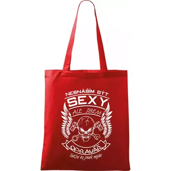 Nesnáším být sexy - opravář - Taška bavlněná - 42 x 38 cm ( Červená )