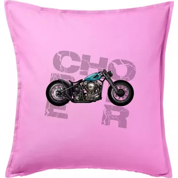 Polštář Chopper 001 - Polštář 50x50 - 50x50 - Pouze potah ( Růžová )