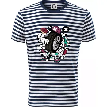 Pánské oblečení Gumák - Triko na vodu - 2XL ( Prouhovaná )