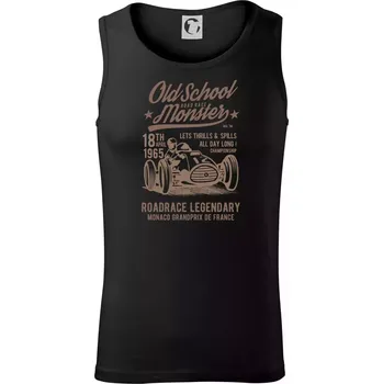 Old School Road Race Monster - Tílko pánské Core - L ( Černá )