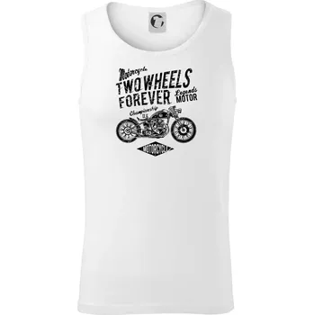 Two Wheels Forever 1 - Tílko pánské Core - S ( Bílá )