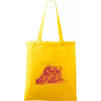 Silniční moto splash - Taška bavlněná - 42 x 38 cm ( Žlutá )