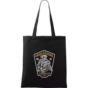 Muscle Engine - Taška bavlněná - 42 x 38 cm ( Černá )
