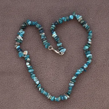 Náhrdelník Náhrdelník - Apatit modrý sekaný 45 cm NS40