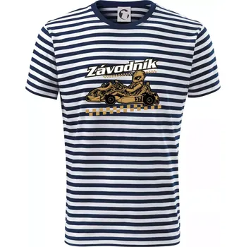 Pánské oblečení Motokára závodník - Triko na vodu - 2XL ( Prouhovaná )