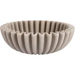 present time Dekorační mísa WAVE, Ø 20 cm, béžová
