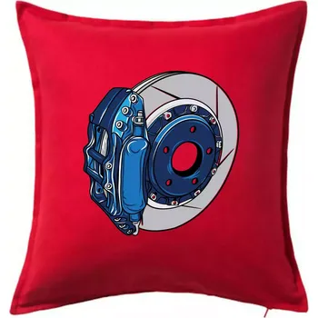 Polštář Auto kotoučová brzda - Polštář 50x50 - 50x50 - Pouze potah ( Červená )