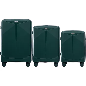 Wings Sada pevných kufrů z polypropylenu COCKATIEL 198 l