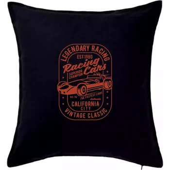 Polštář Legendary Racing Cars - Polštář 50x50 - 50x50 - Pouze potah ( Černá )