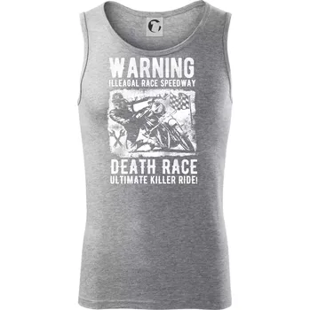 Illegal Race Speedway - Tílko pánské Core - XL ( Tmavě šedý melír )