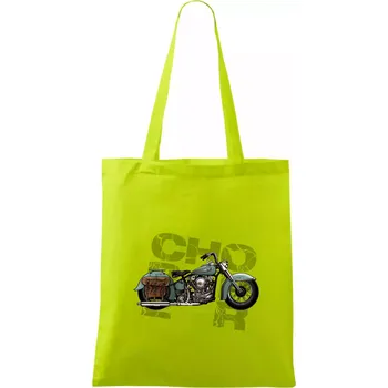 Chopper 003 - Taška bavlněná - 42 x 38 cm ( Limetková )