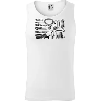 Oprava motorky - Tílko pánské Core - XL ( Bílá )