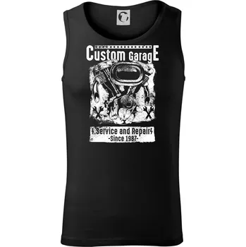 Pánské termoprádlo Custom Motorcycle Garage - Tílko pánské Core - S ( Černá )