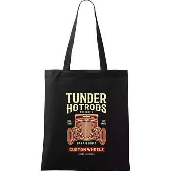 Nákupní taška Thunder Hot Rods - Taška bavlněná - 42 x 38 cm ( Černá )