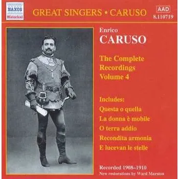 Zahraniční hudba CD Enrico Caruso: The Complete Recordings Volume 4 2001