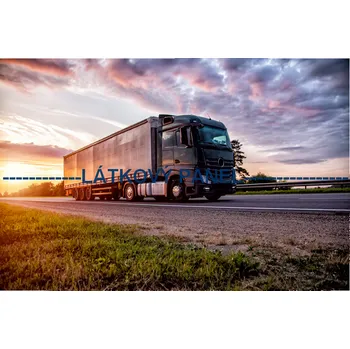 Látkový panel - Kamion - AM-03 Velikost: 10x7cm, Materiál: Kočárkovina