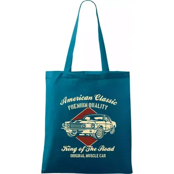 American Classic - Taška bavlněná - 42 x 38 cm ( Petrolejová )