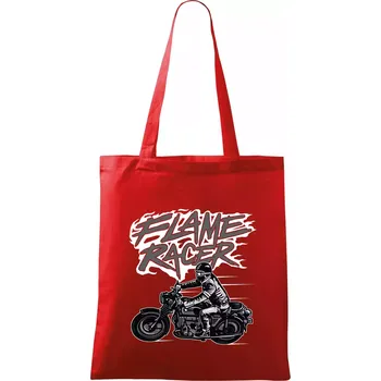 Nákupní taška Flame Racer - Taška bavlněná - 42 x 38 cm ( Červená )