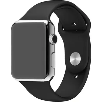 Tactical silikonový řemínek pro Apple iWatch 1/2/3 38mm Black