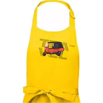 Kuchyňská zástěra Tuk Tuk - Pánská zástěra na vaření - Univerzální velikost ( Žlutá )