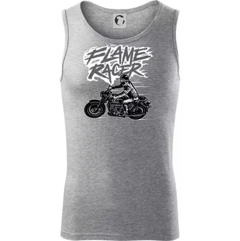 Flame Racer - Tílko pánské Core - 2XL ( Tmavě šedý melír )